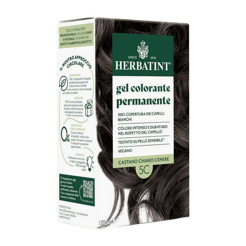 Gel Colorante Permanente 5C Castano Chiaro Cenere