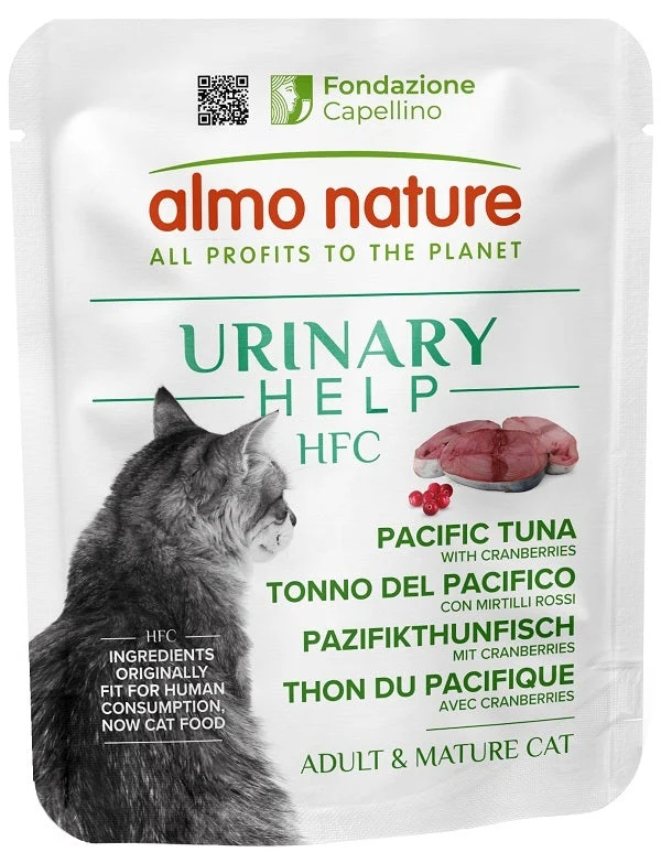 Almo Nature Hfc Gatto Urinary Help Tonno Pacifico Mirtilli Rossi 50 g