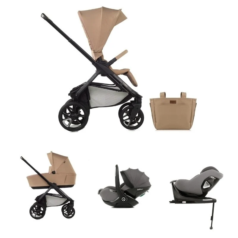 Trio Keep con navicella Sleep, ovetto Kombibaby e seggiolino auto Kombikid Jané