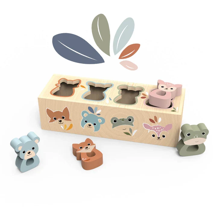 Scatola a incastro con formine di animali Speedy Monkey