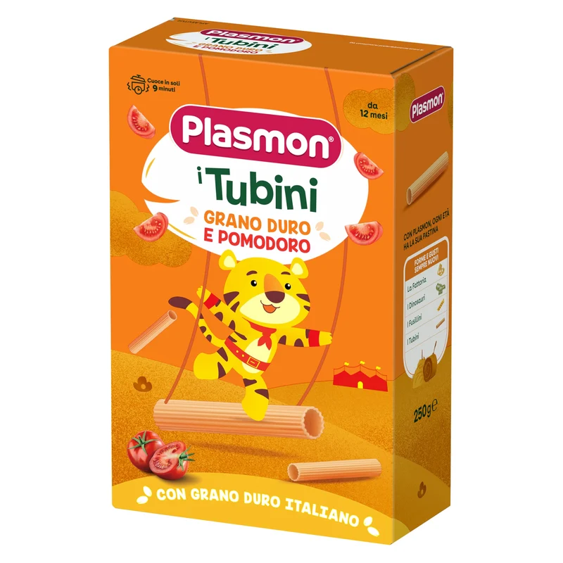Plasmon Pastina di Grano Duro e Pomodoro i Tubini 250 g