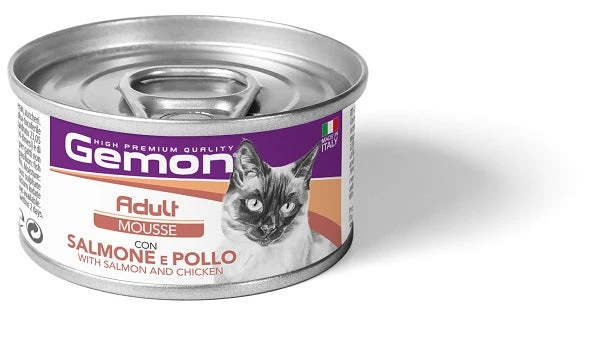 Gemon Mousse Adult con Salmone e Pollo 85 g