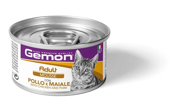 Gemon Mousse Adult con Pollo e Maiale 85 g