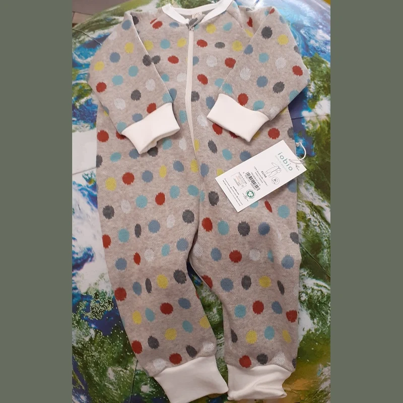 Tutina - Cotpne Bio Pois Taglia 3/6 6/12 mesi