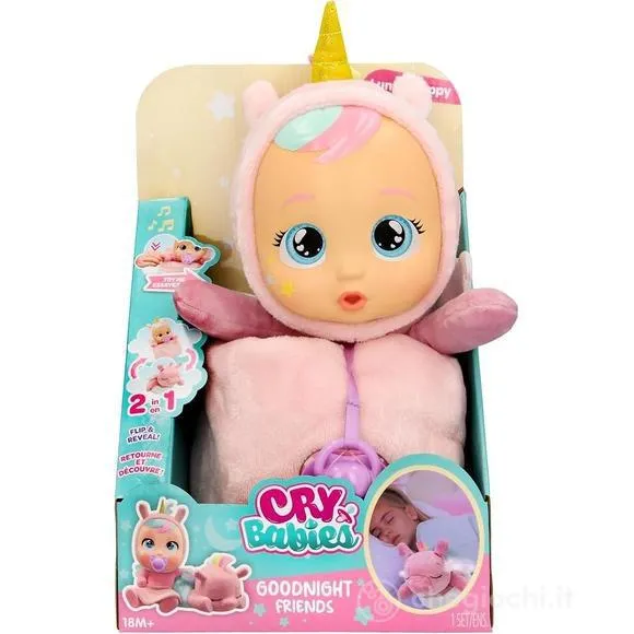 Cry Babies Luna & Poppy Bambola 2 in 1 per la Nanna 18m+