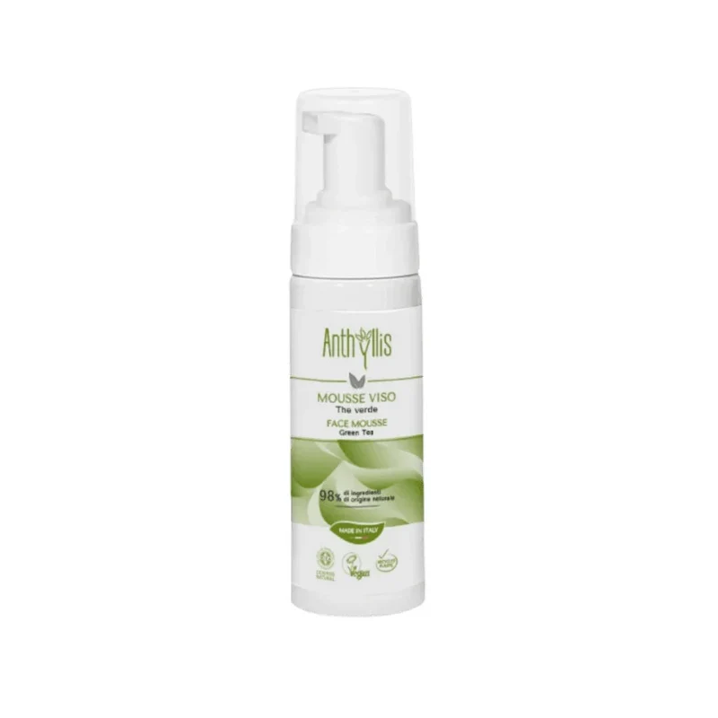Mousse Detergente al Tè Verde – Pulizia Delicata per Pelle Sensibile