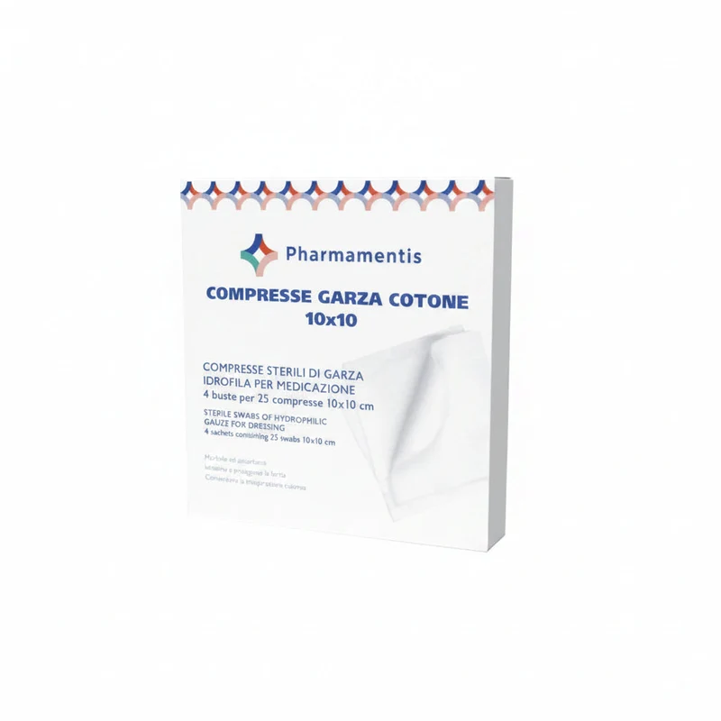 Pharmamentis Garza Cotone 10x10 100 Pezzi