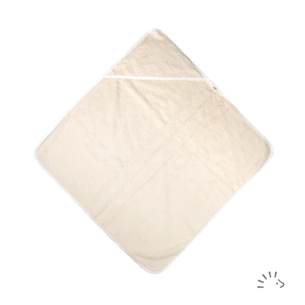 Accappatoio in spugna bio Cotone Anallergico- Naturale, Ecosostenibile con Cappuccio