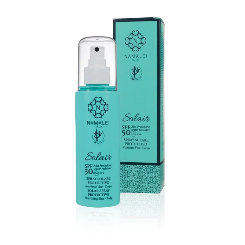 Namalei Solair – Spray Solare Protettivo SPF 50 per Viso e Corpo