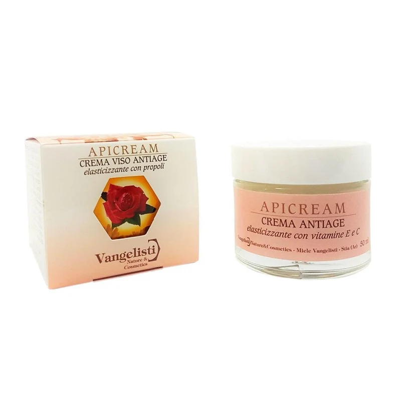 Crema Viso Antirughe Bio Miele Vitamina C&E Naturale