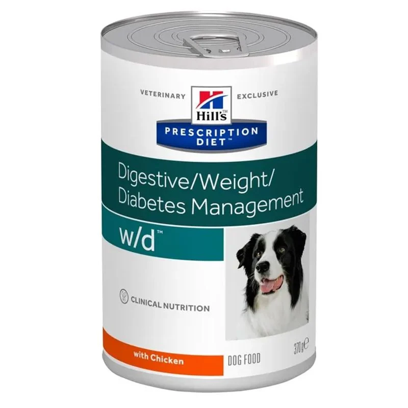 Hill's Prescription Diet W/D Weight E Diabetes Management Bocconcini Pollo Cani Lattina 370g