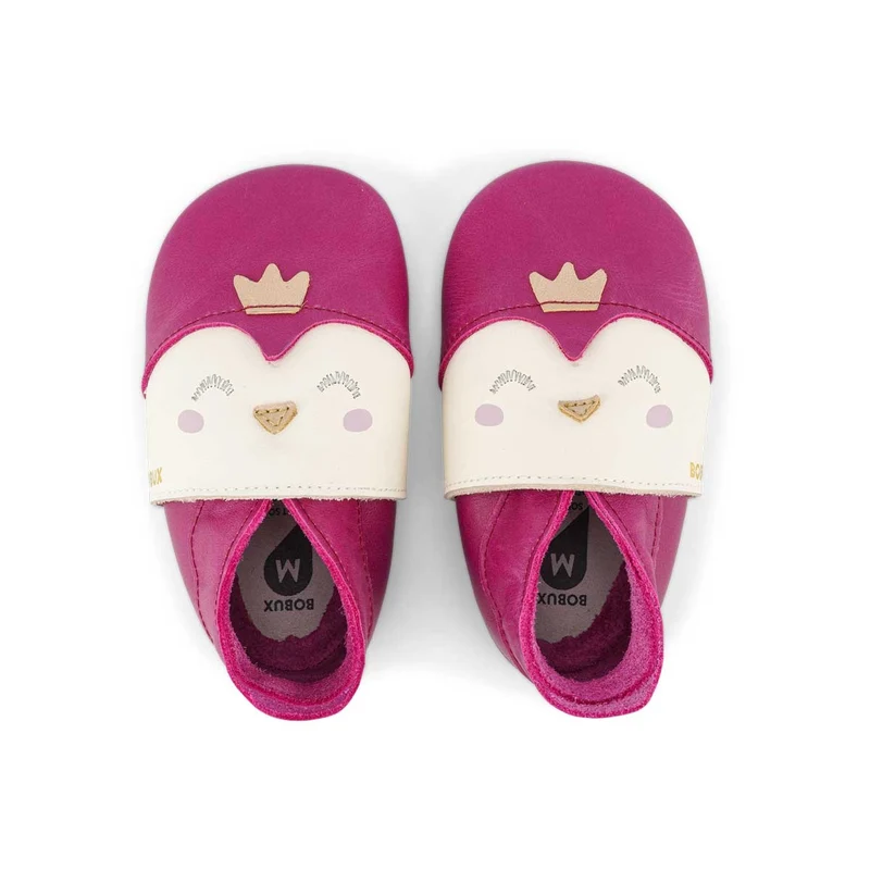 Bobux soft sole frosty dark pink