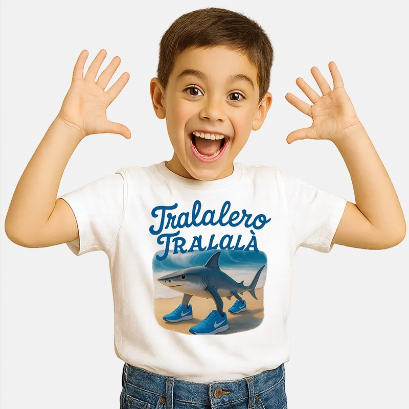 Maglia Meme BRAINROT Tralalero Tralalà