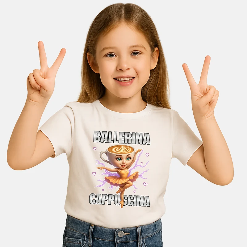 Maglia Meme BRAINROT Ballerina Cappuccina