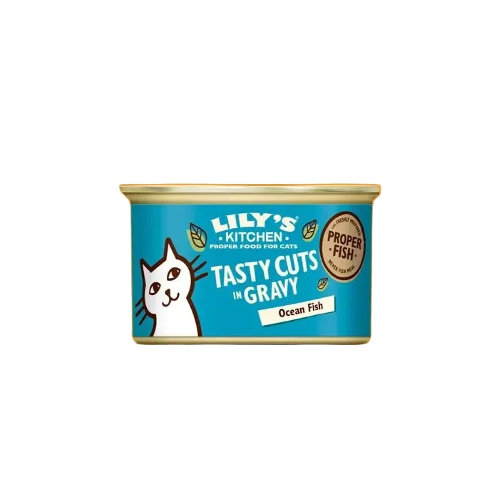 Lily's Kitchen Ocean Fish Tasty Cuts in Gravy Cat 85g