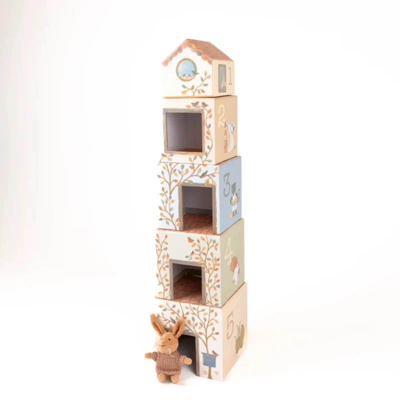 Egmont Toys - Cubi impilabili Casetta - Il coniglio Lenny