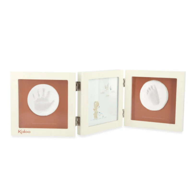 Kaloo - Cofanetto Regalo Cornice porta-foto e impronte