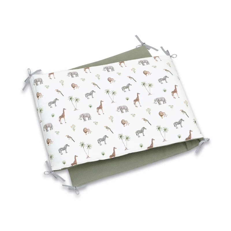 Paracolpi lettino 60x120 cm (reversibile) stampa jungle · 607-147 Natura