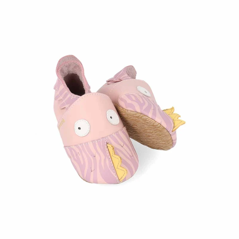 Bobux Soft Sole Gruff Blossom Zebra