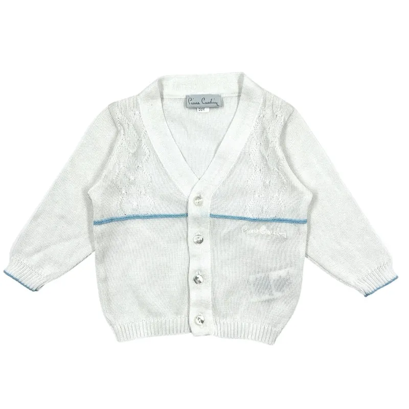 Cardigan in filo con trama intrecciata Pierre Cardin