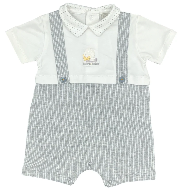Pagliaccetto Cotone Ricamo Paperella Ele-baby