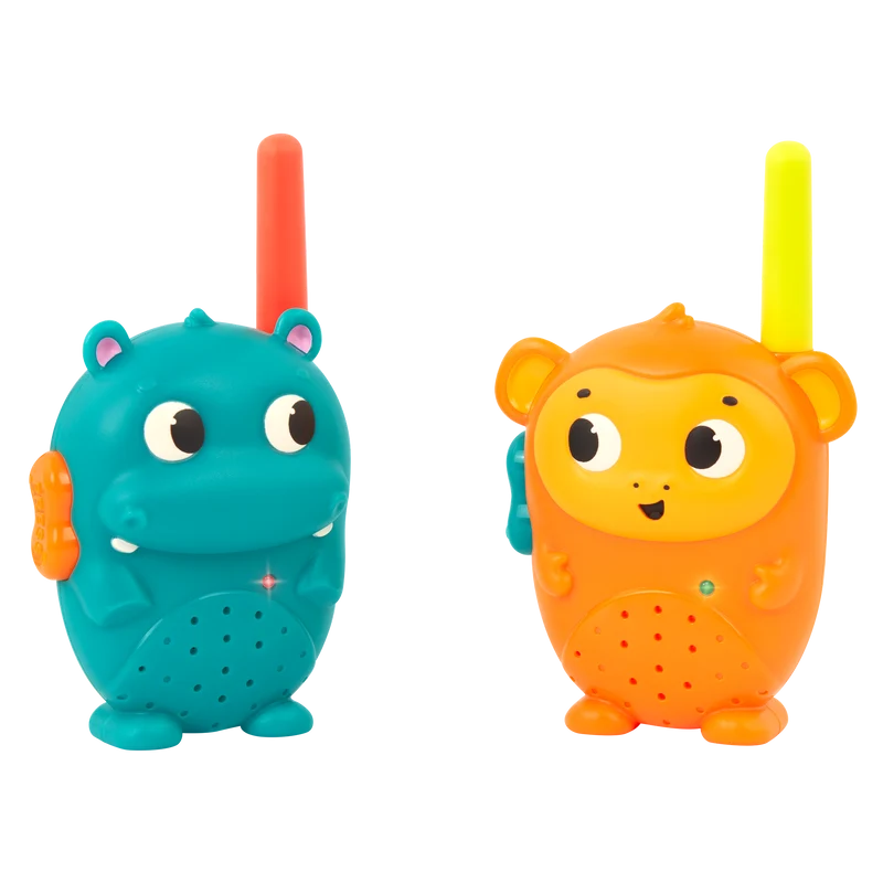 Set Walkie-Talkie Ippopotamo e Scimmia BToys