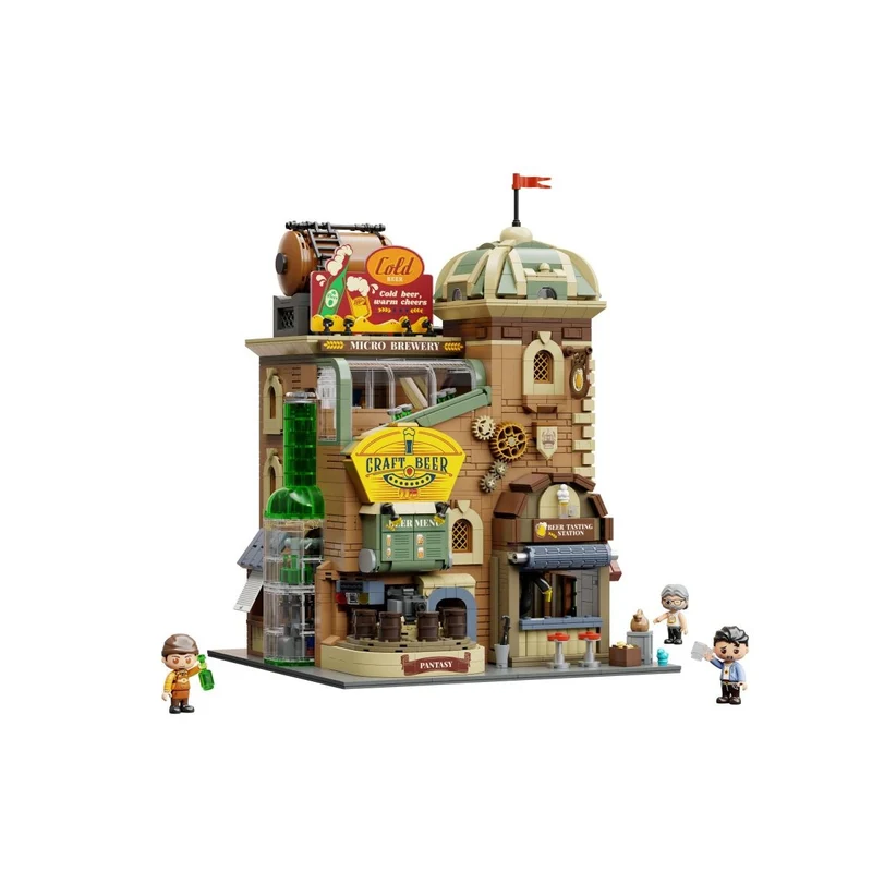 PANTASY set di mattoncini pan 85023 Edifici Modulari : Il Birrifici