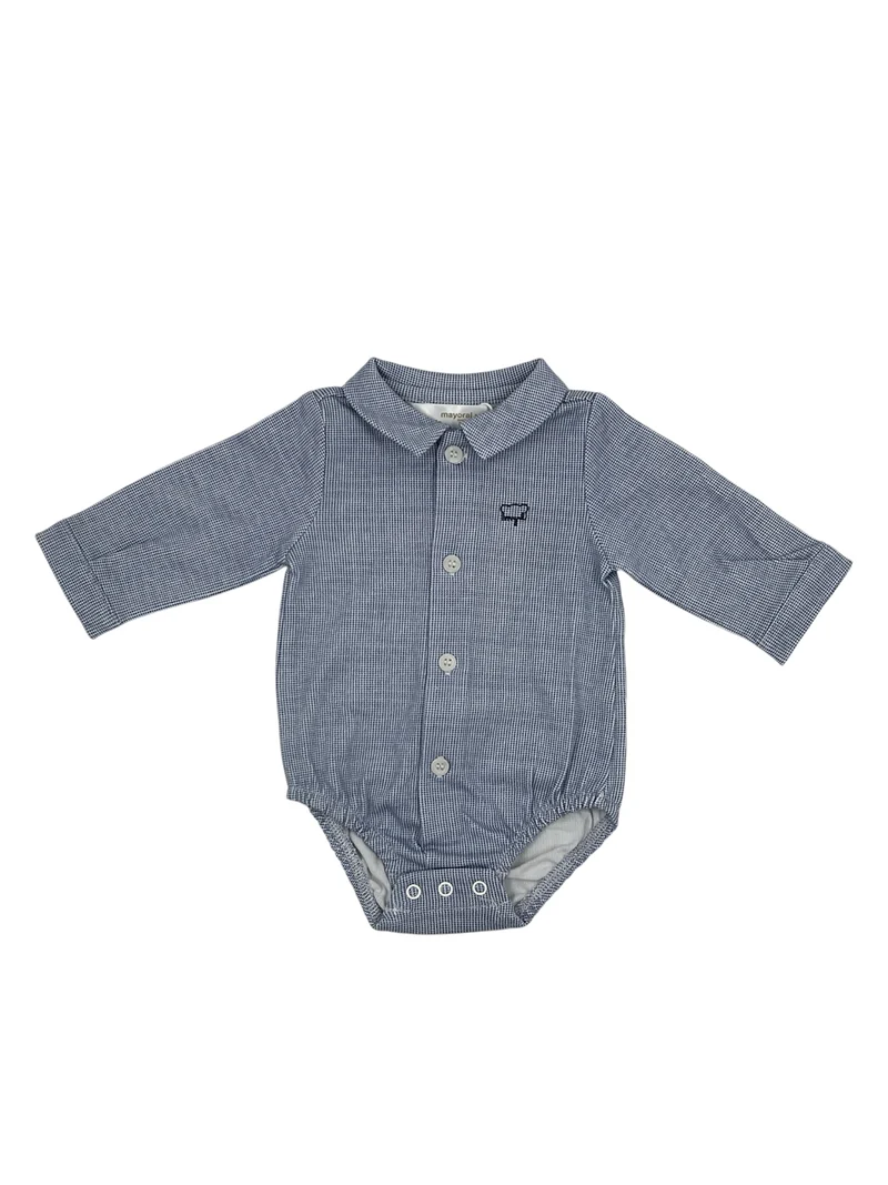 Body a Camicia in Cotone con Bottoni Mayoral