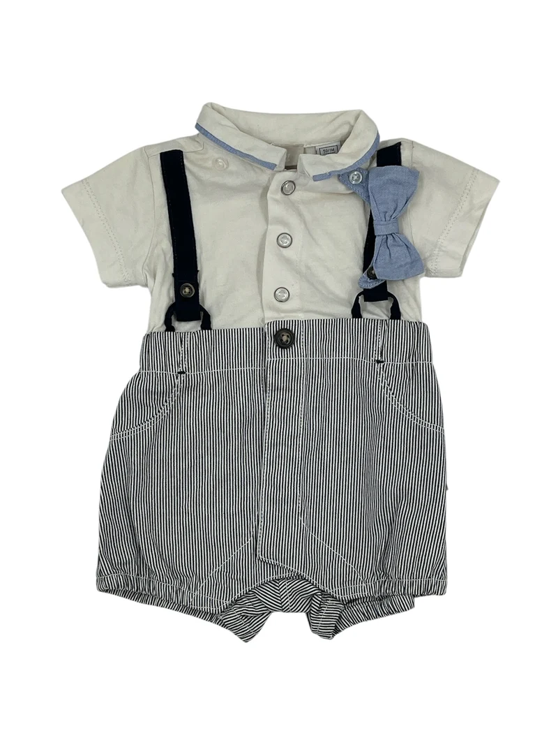 Pagliaccetto cotone bretelle finte Chicco