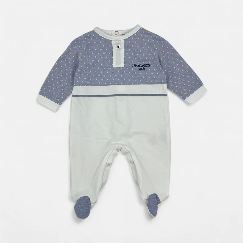 Tutina cotone dettaglio bottoni finti Ele-baby