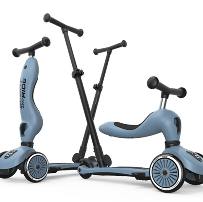 Highwaykick push and go Acciaio- Steel