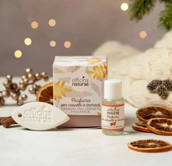 Scrigno Regalo – Profumo per Cassetti e Armadi con Fragranza di Cannella e Agrumi