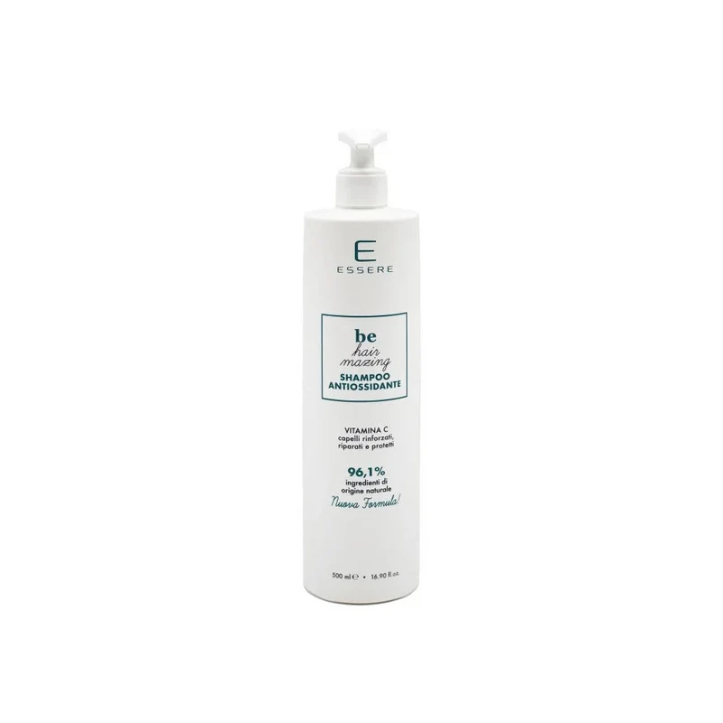 Shampoo Antiossidante alla Vitamina C – Detergente Delicato per Capelli Crespi