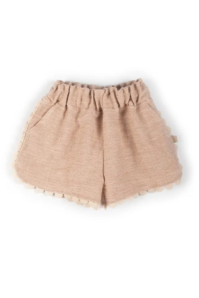 Short bimba CORAL, con bordino ed elastico in vita, Bamboom