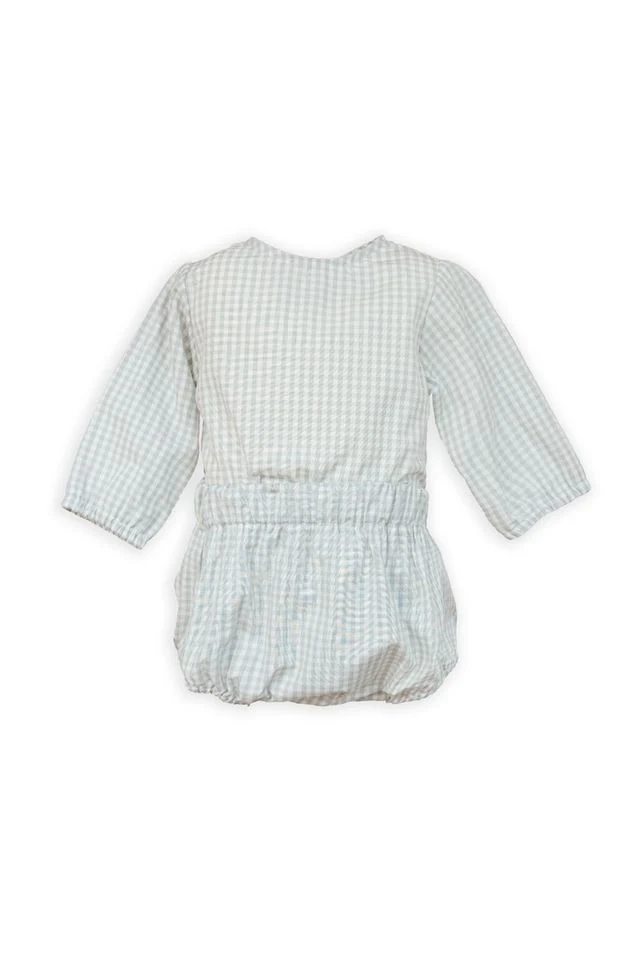 Twin Set SQUARE BOY bimbo, Verde menta, in fibra di bambù e cotone, Bamboom
