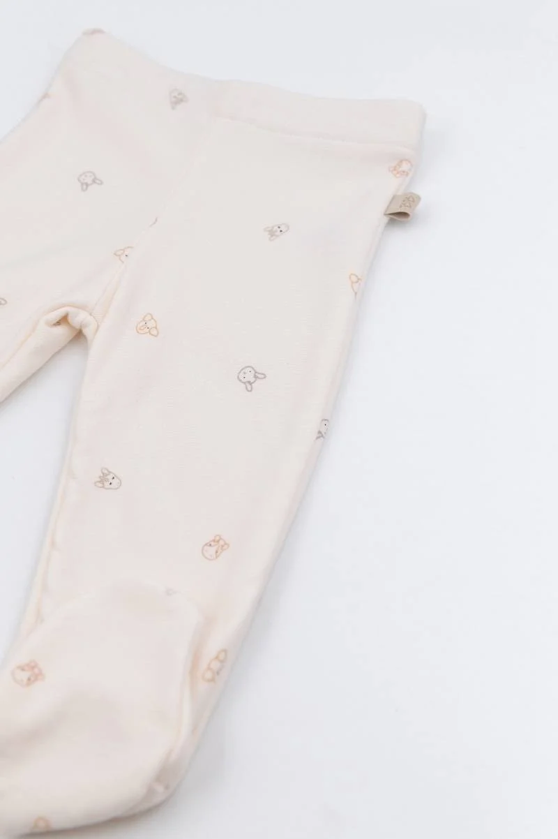 Pantaloncino Neonato con piedi Pure Bamboom
