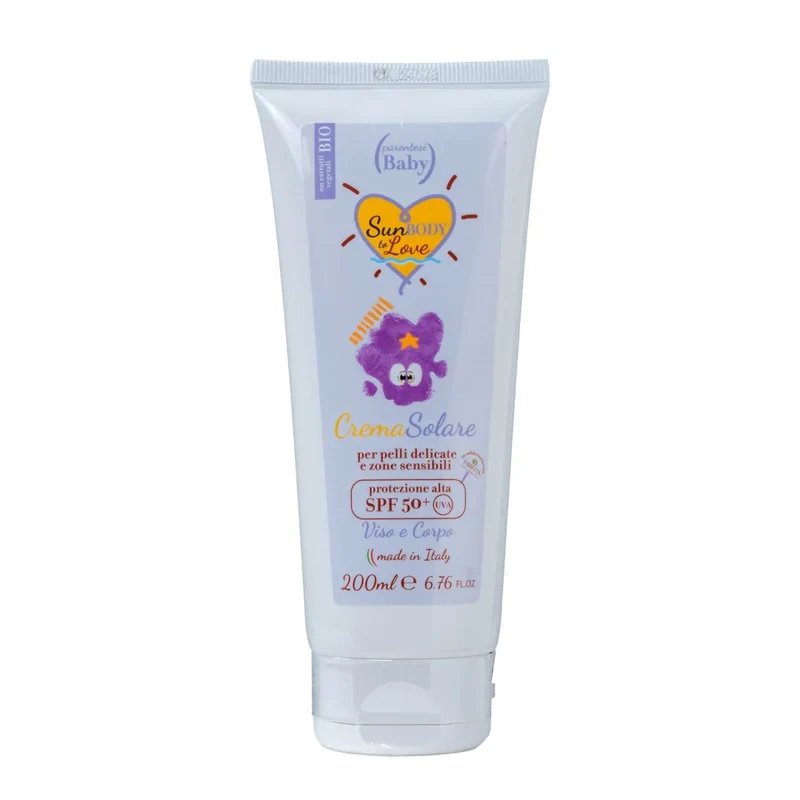 Crema Solare SPF 50+ Pelli Delicate e Sensibili