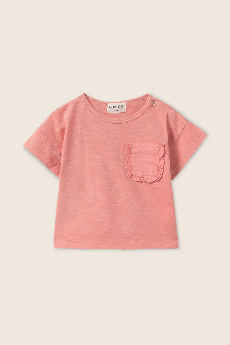 Maglietta BRISA rosa a righe, Cozmo
