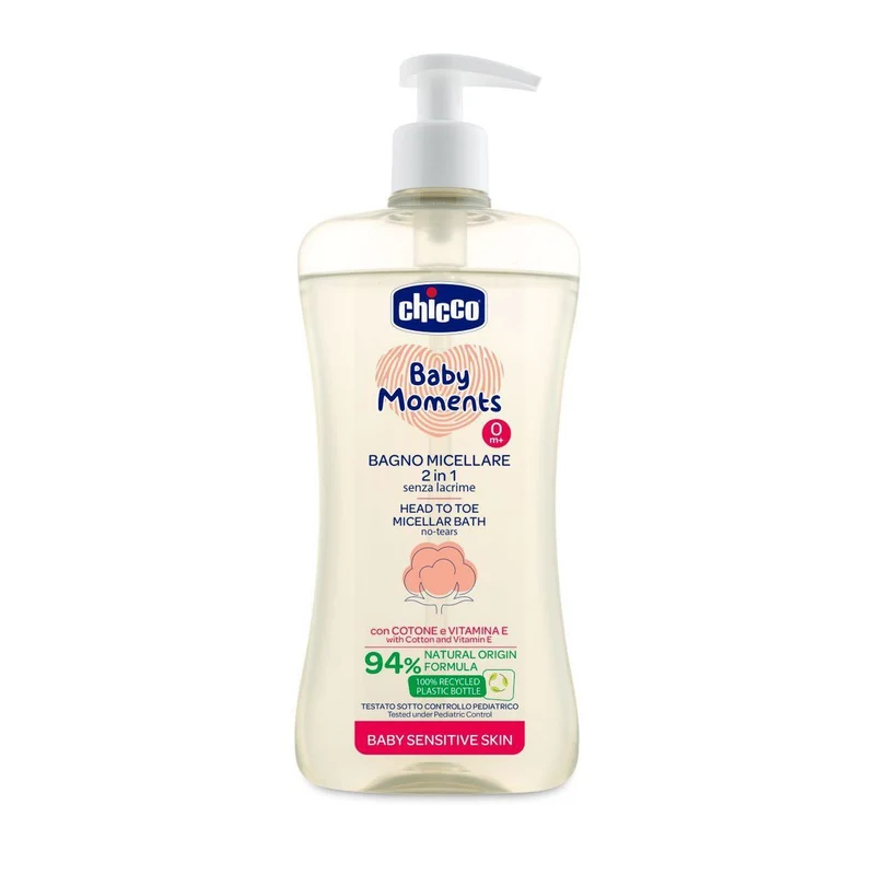 Bagno Micellare 2 in 1 Senza Lacrime Baby Moments, Chicco