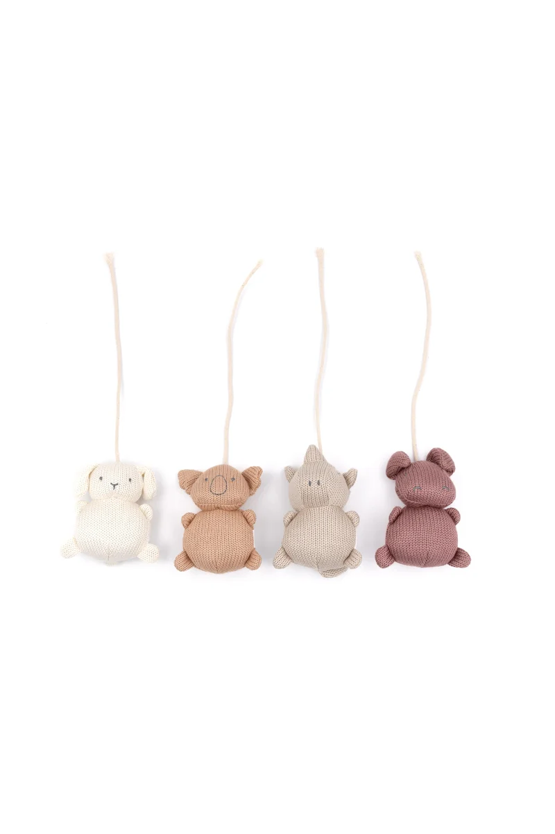 Giochini per giostrina in legno 4pz Bamboom