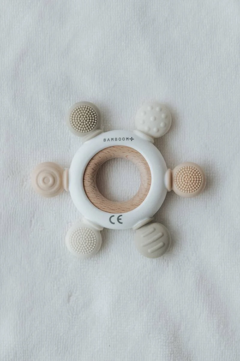 Massaggiagengive Timone in legno e silicone Bamboom