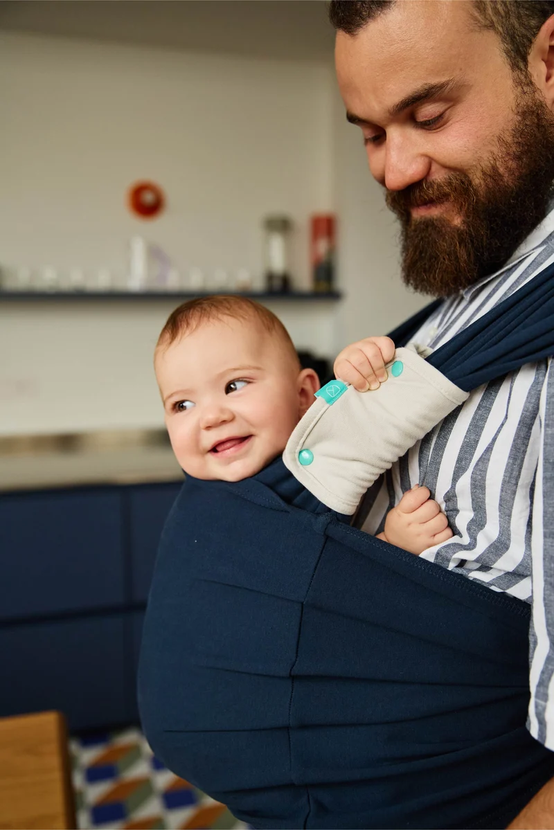 TEETHING PAD for Baby Wraps - Light Grey
