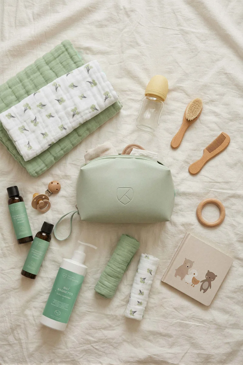 NECESSAIRE Baby Beauty case - Gum Pale Green