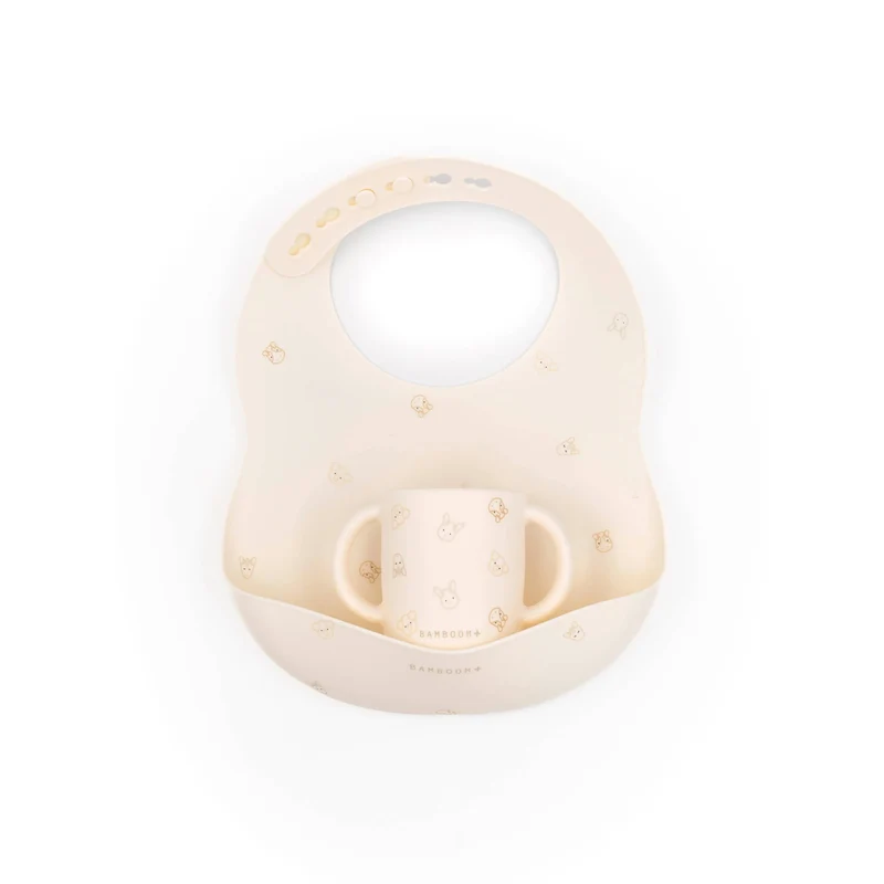 BAVAGLINO IN SILICONE E TAZZA ANIMAL FRIENDS (Lista n Leonardo - 12480)