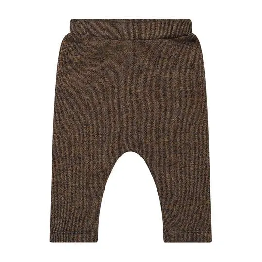 Baggy Pants knitted caramel Riffle Amsterdam