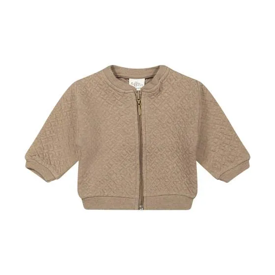 Bomber jacquard caramel melange Riffle Amsterdam