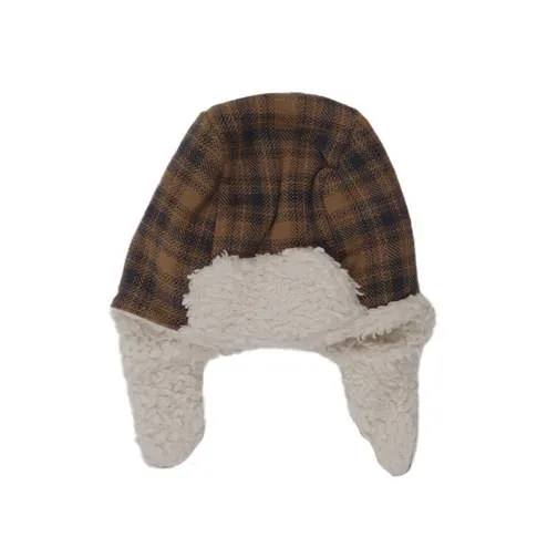 Cappello invernale teddy caramel Riffle Amsterdam