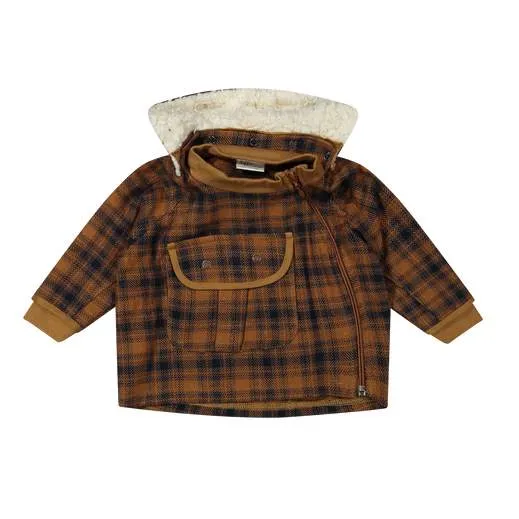 Giacca outdoor quilt woven caramel Riffle Amsterdam