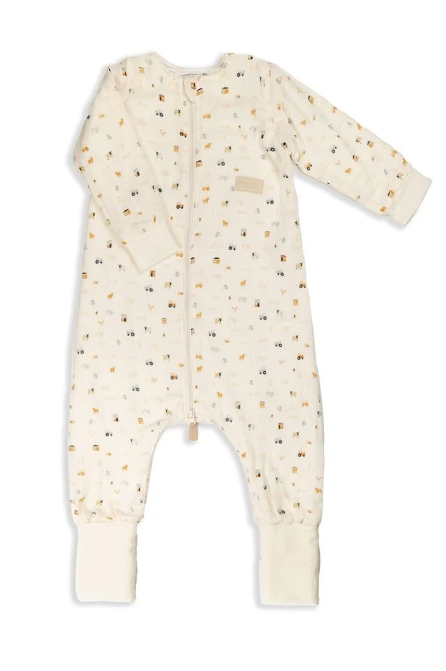 Sacco nanna Estivo jumpsuit COMBI TG. 18-36 mesi, TOG 1.1, in mussola di cotone, Bamboom