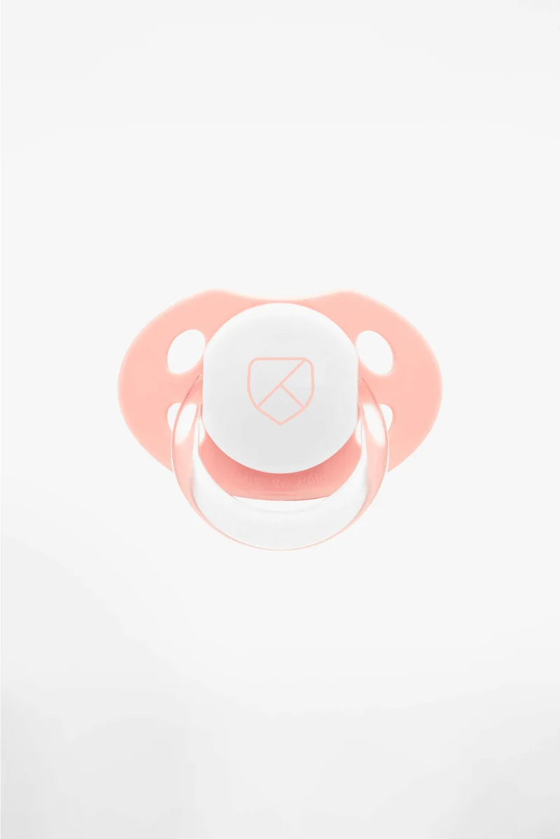 ANATOMICAL BABY DUMMY SOOTHER KISS - PINK